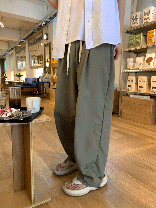 Soft nylon pants (5color)