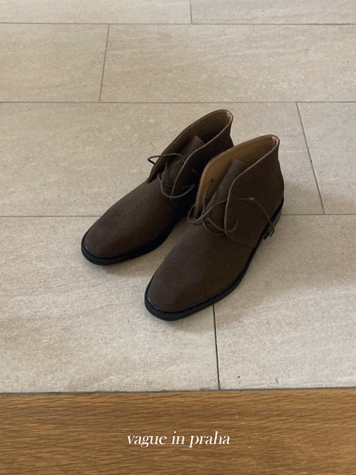 [Sample Sale.] Praha suade boots (brown)