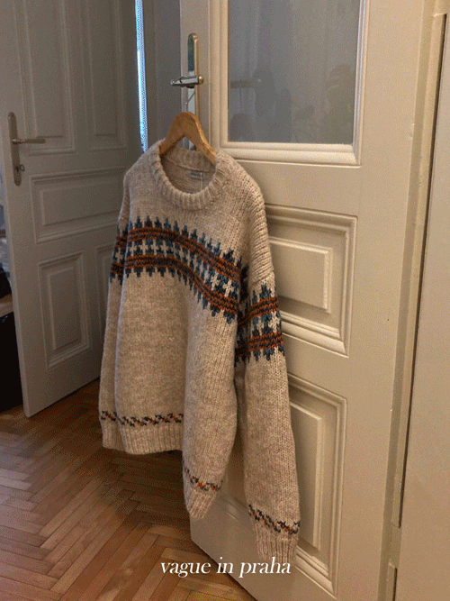 Nordic wool knitwear (4color)
