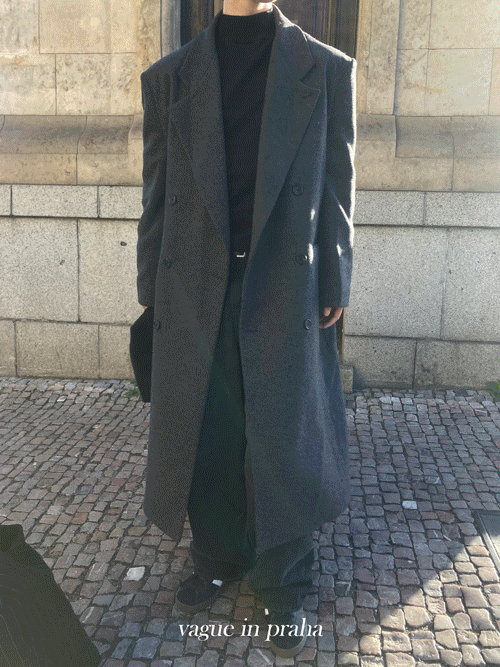 [Wool 70] Max double long coat (2color)