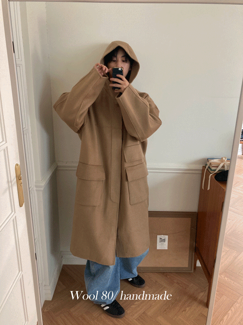 [Wool 80] [핸드메이드] Brownie handmade coat (3color)